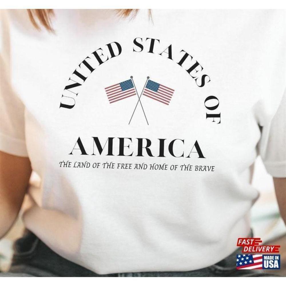 Usa Flag United States Of America Patriotic Tee Unisex T Shirt